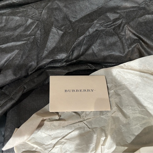 Burberry Woman’s Black Crosshill House Check Rain Boots, Size 39, NIB - Picture 5 of 5